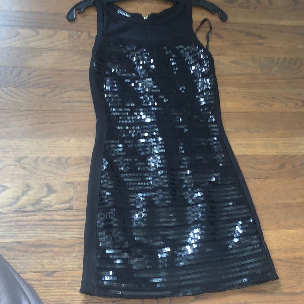 Sequin mini bodycon dress Bebe